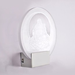 Applique murale en acrylique, lampe en PVC, puce lumineuse, moderne, contemporaine, en métal