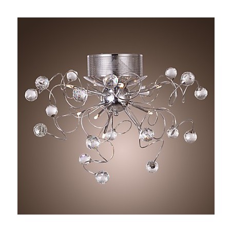 Lustre en cristal design moderne Living 9 lumières Lustre en cristal design moderne Living 9 lumières
