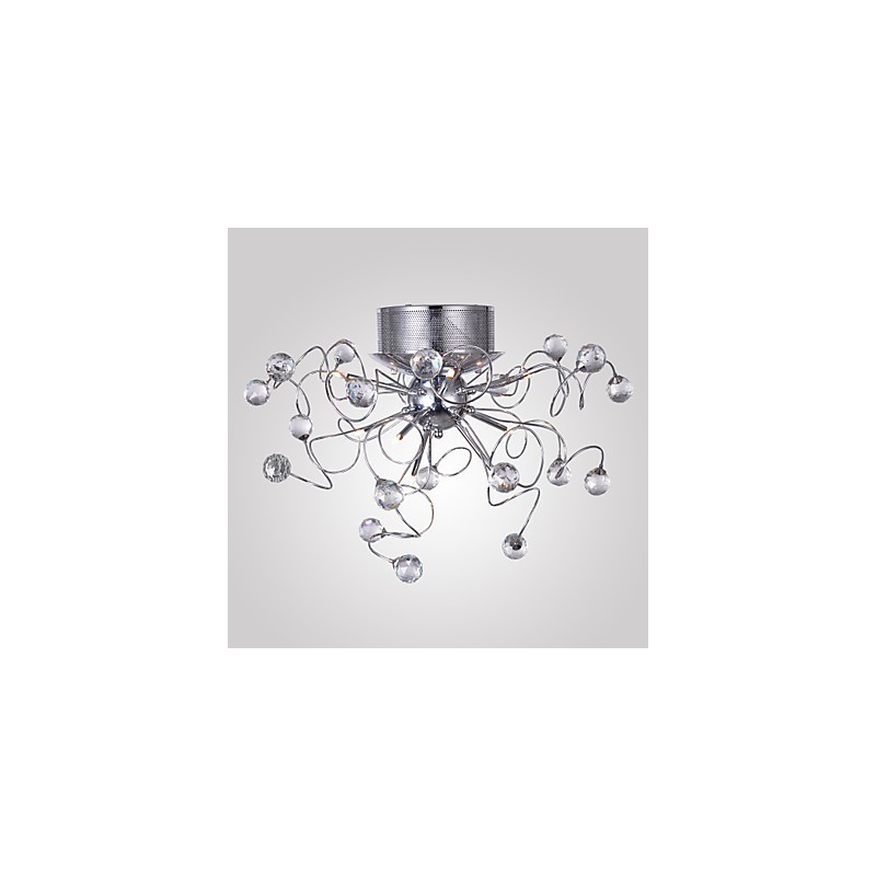 Lustre en cristal design moderne Living 9 lumières