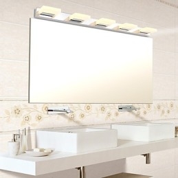 Lampe miroir en acier inoxydable et acrylique