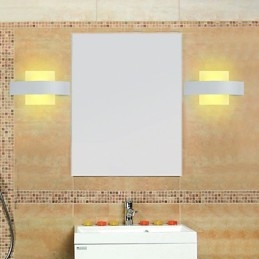 Éclairage de salle de bain, appliques murales de lecture, style mini, moderne et contemporain, métal