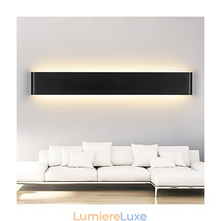 Appliques murales modernes d'intérieur noires et blanches 72 cm Appliques murales modernes d'intérieur noires et blanches 72 cm
