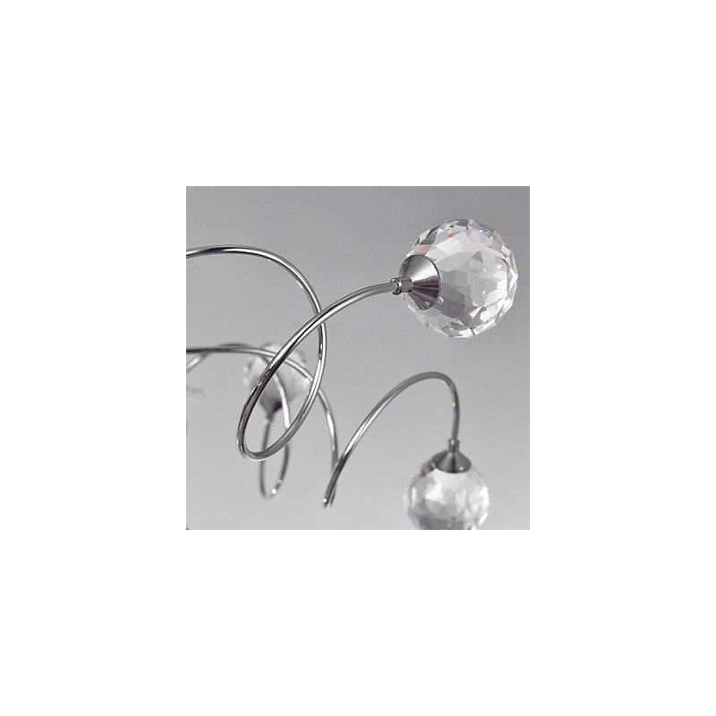 Lustre en cristal design moderne Living 9 lumières