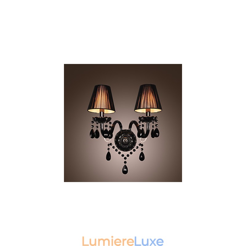 Appliques murales en cristal modernes et contemporaines en verre