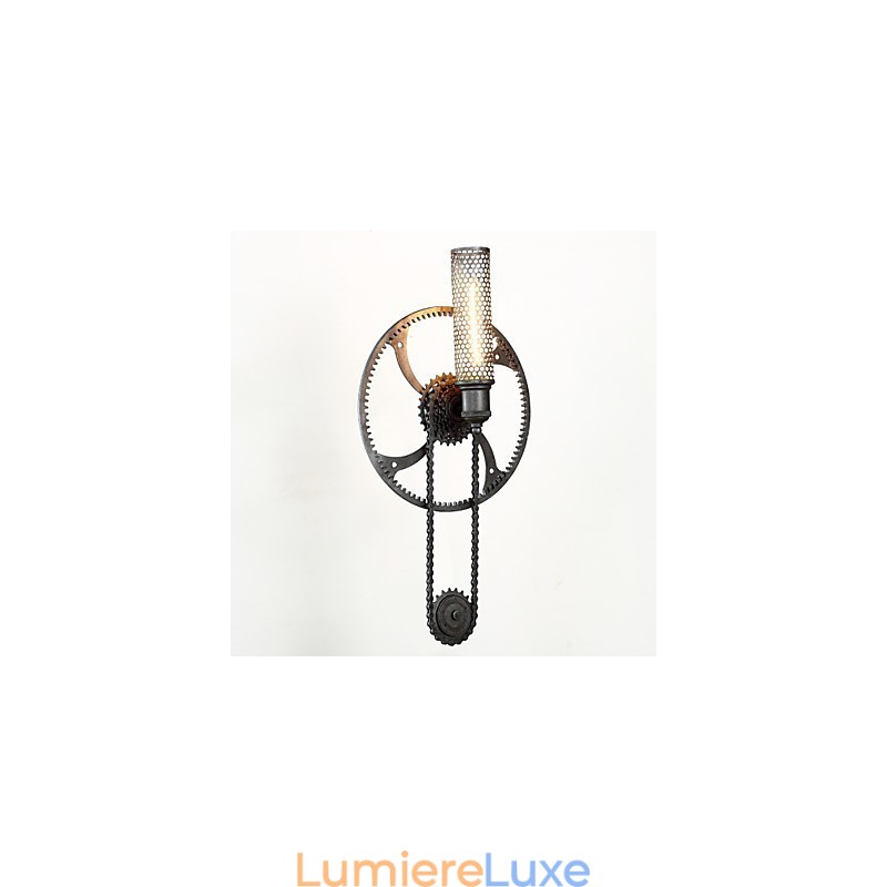 Applique murale Grand Mercure Mount Loft Steampunk Nordic American Warehouse Lampe murale rétro industrielle Gear