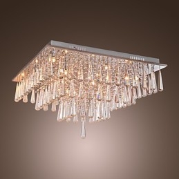 Plafonniers modernes contemporains en cristal