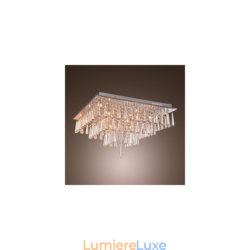 Plafonniers modernes contemporains en cristal