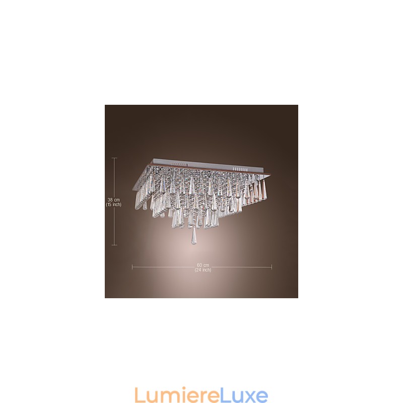 Plafonniers modernes contemporains en cristal