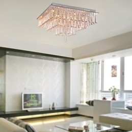 Plafonniers modernes contemporains en cristal