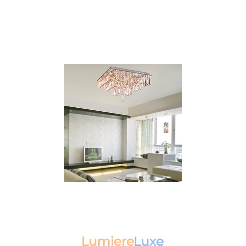 Plafonniers modernes contemporains en cristal
