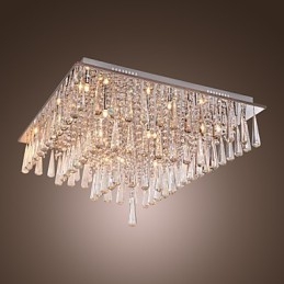 Plafonniers modernes contemporains en cristal