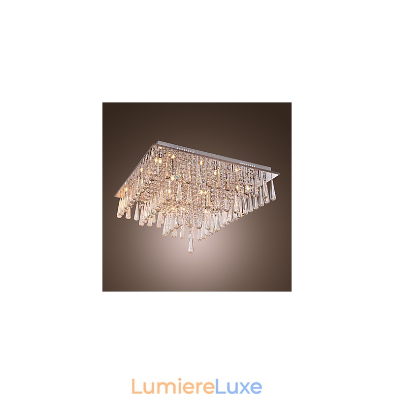 Plafonniers modernes contemporains en cristal