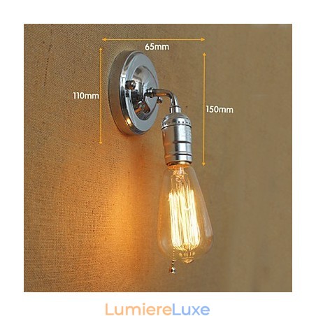 Lampe murale rétro moderne Edison style campagnard américain pour allée, mini lampe murale de salon Lampe murale rétro moderne Edison style campagnard américain pour allée, mini lampe murale de salon