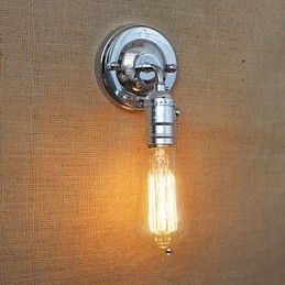 Lampe murale rétro moderne Edison style campagnard américain pour allée, mini lampe murale de salon