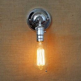 Lampe murale rétro moderne Edison style campagnard américain pour allée, mini lampe murale de salon