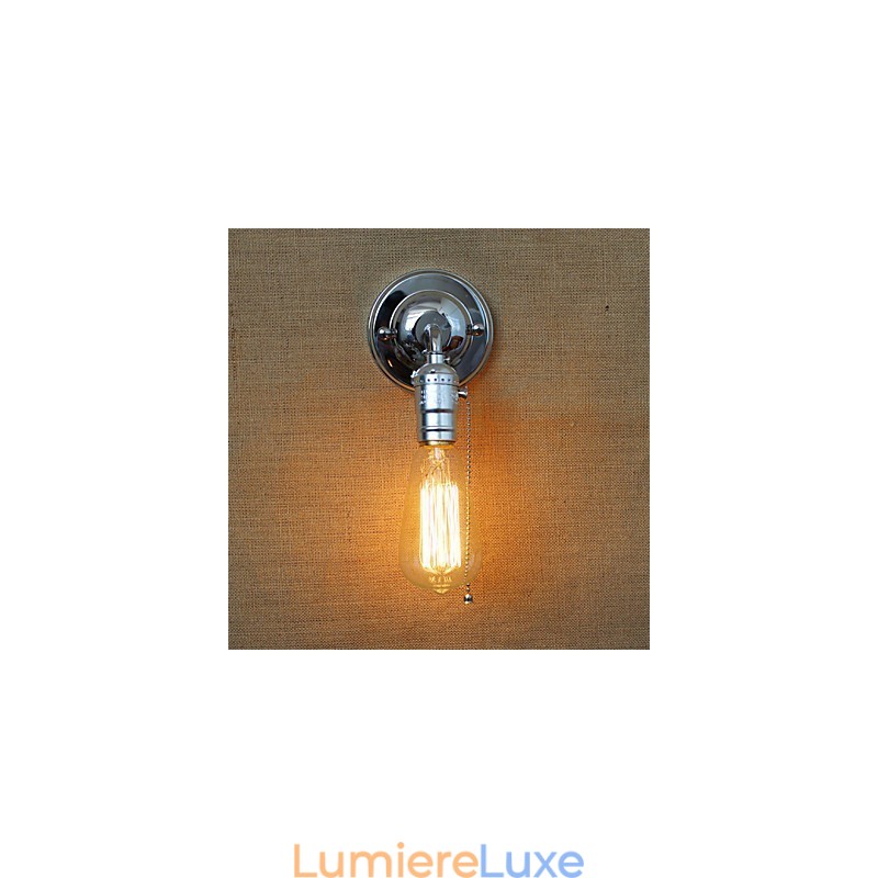 Lampe murale rétro moderne Edison style campagnard américain pour allée, mini lampe murale de salon
