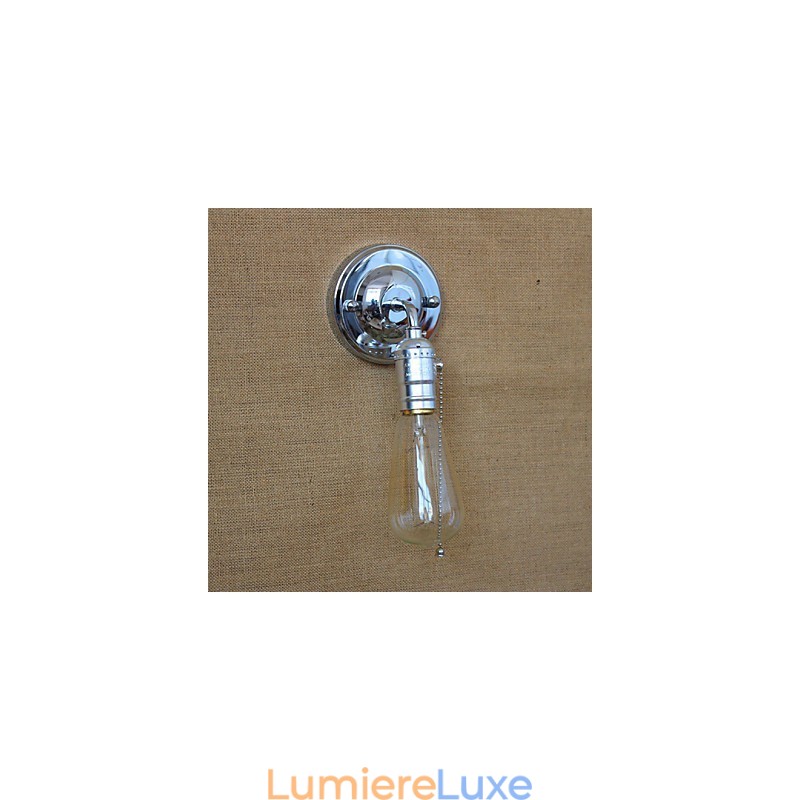 Lampe murale rétro moderne Edison style campagnard américain pour allée, mini lampe murale de salon