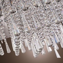 Plafonniers modernes contemporains en cristal