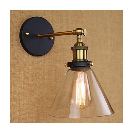 Applique murale décorative de style campagnard américain de type cloche industrielle Applique murale décorative de style campagnard américain de type cloche industrielle