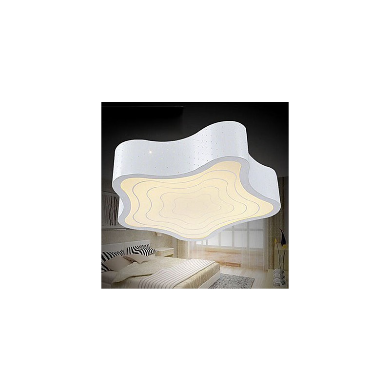 Plafonnier à absorption géométrique moderne et créatif en forme d'étoile de mer