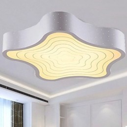 Plafonnier à absorption géométrique moderne et créatif en forme d'étoile de mer