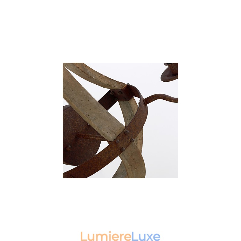 Appliques murales de style mini rustique Lodge bois bambou