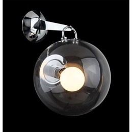 Lampe murale suspendue en forme de boule de verre, design créatif et individuel, design moderne