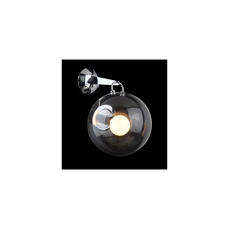Lampe murale suspendue en forme de boule de verre, design créatif et individuel, design moderne