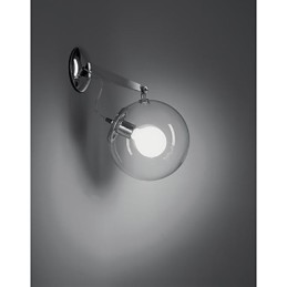 Lampe murale suspendue en forme de boule de verre, design créatif et individuel, design moderne