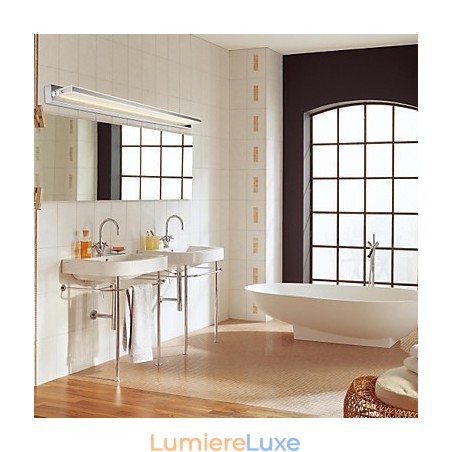 Lampe miroir en acier inoxydable et acrylique 100~240 V Lampe miroir en acier inoxydable et acrylique 100~240 V