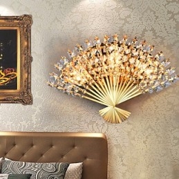 Lampe murale en cristal contemporaine et minimaliste pour la Saint-Valentin