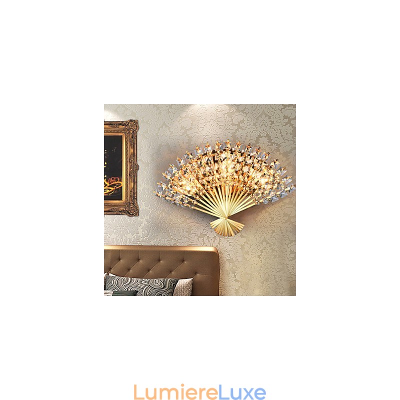 Lampe murale en cristal contemporaine et minimaliste pour la Saint-Valentin