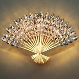 Lampe murale en cristal contemporaine et minimaliste pour la Saint-Valentin