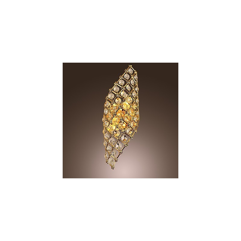 Lampe en cristal K9 américaine rétro de luxe, personnalité et créativité
