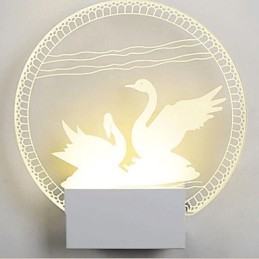 Applique murale en acrylique, lampe en PVC, lumière moderne contemporaine en métal