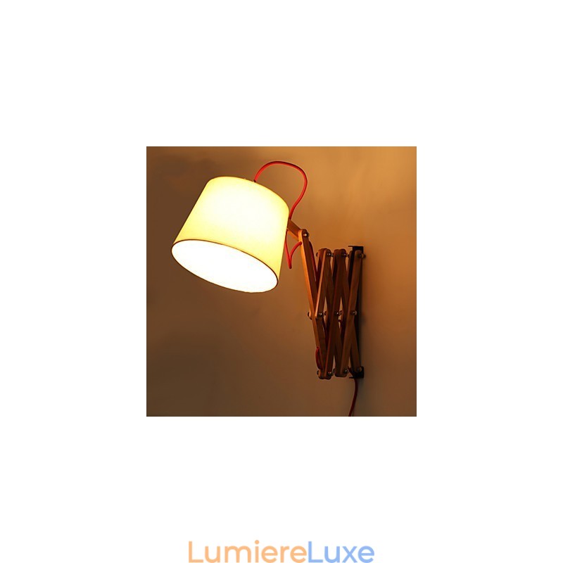 Appliques murales de lecture Mini Style traditionnel Classique Bois Bambou