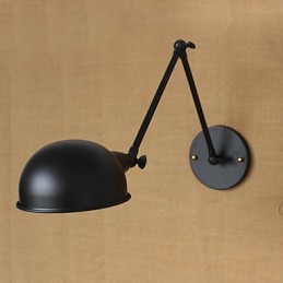 Applique murale décorative de style industriel rétro à double bras long, simple et élégante, idéale pour la table de chevet ou la salle à manger