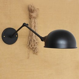 Applique murale décorative de style industriel rétro à double bras long, simple et élégante, idéale pour la table de chevet ou la salle à manger