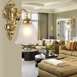 Appliques murales Mini Style Traditionnel Classique Métal E27