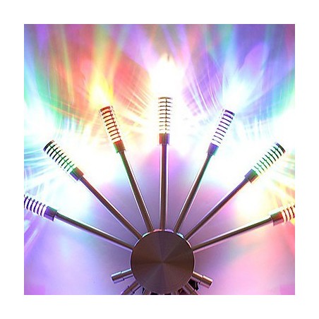 Applique murale moderne avec design diffusant la lumière dans 7 directions en forme d'éventail Applique murale moderne avec design diffusant la lumière dans 7 directions en forme d'éventail