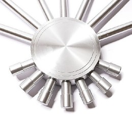 Applique murale moderne avec design diffusant la lumière dans 7 directions en forme d'éventail