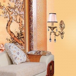 Applique murale élégante en cristal rose