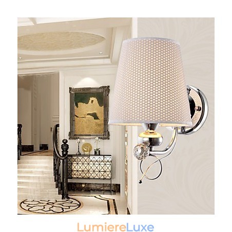 Appliques murales en cristal de style européen, contemporaines et décontractées Appliques murales en cristal de style européen, contemporaines et décontractées