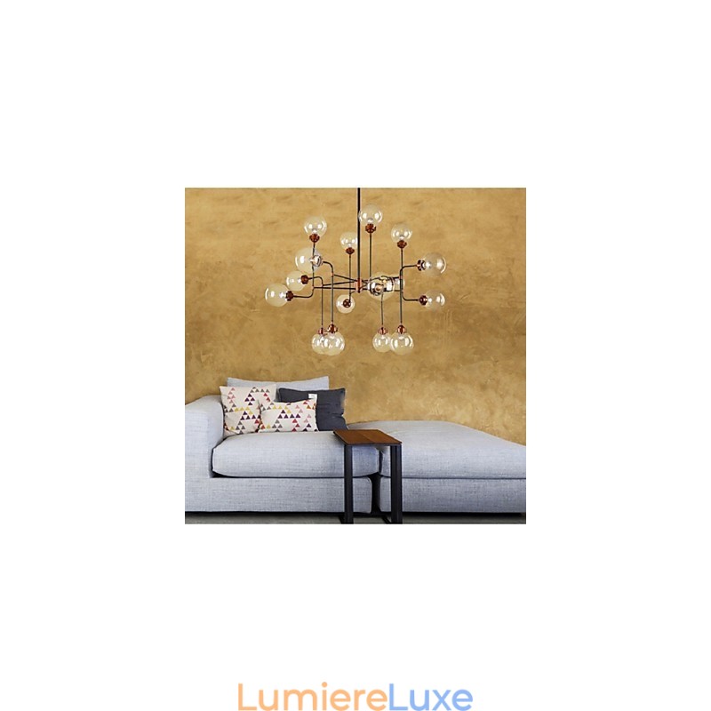 Un créateur sous contrat a joué le rôle d'American Glass Ball Sitting Magic Beans Droplight