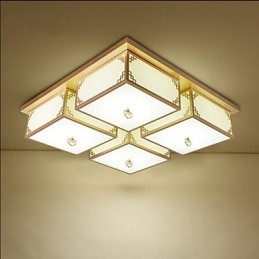 Une lampe de style chinois en fer pour un éclairage d'ambiance