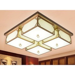 Une lampe de style chinois en fer pour un éclairage d'ambiance