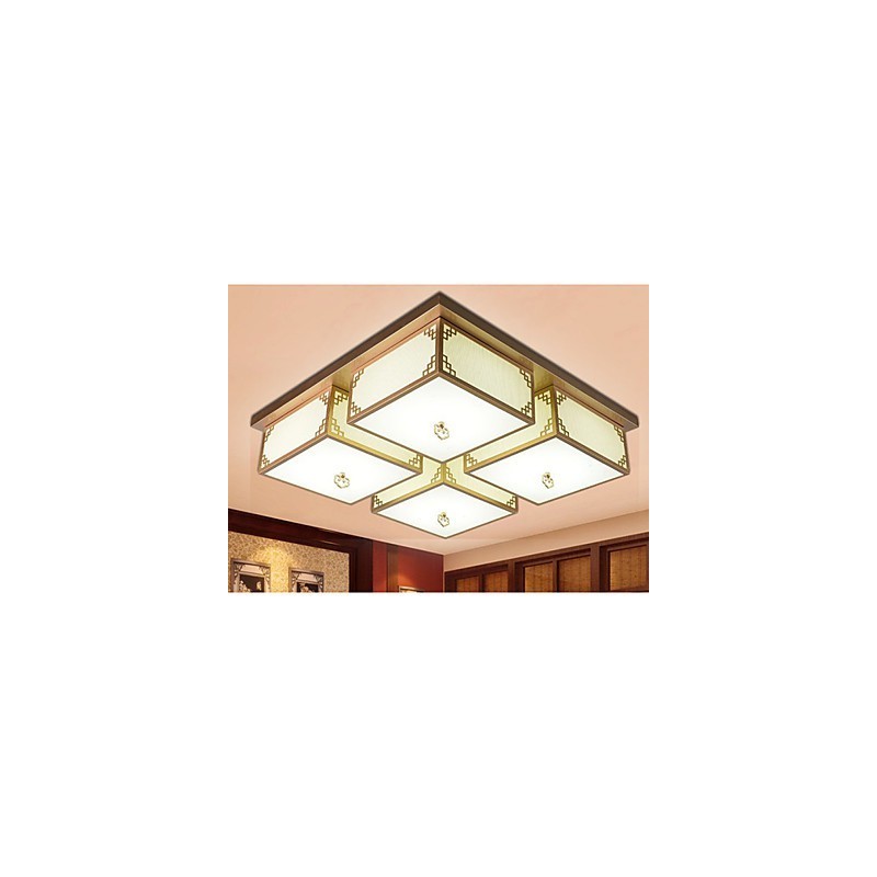 Une lampe de style chinois en fer pour un éclairage d'ambiance