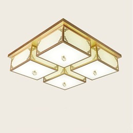 Une lampe de style chinois en fer pour un éclairage d'ambiance
