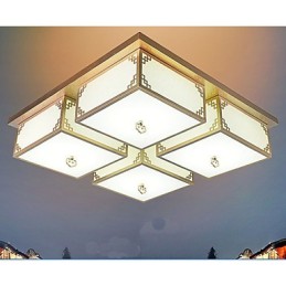 Une lampe de style chinois en fer pour un éclairage d'ambiance