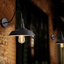 Restaurer les anciennes manières est l'ancien lampadaire Balcon Couloir Lampe murale en fer forgé